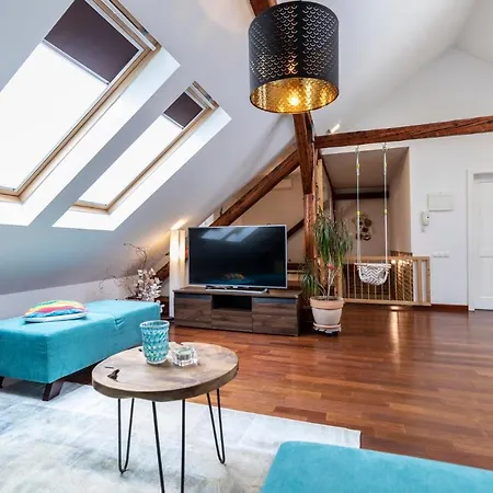Apartment Beautiful And Romantic Penthouse With Two Terraces Bratislava